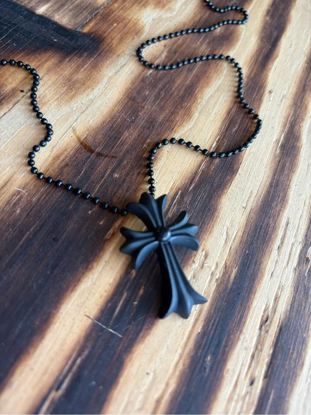 Black Chrome Hearts Necklace